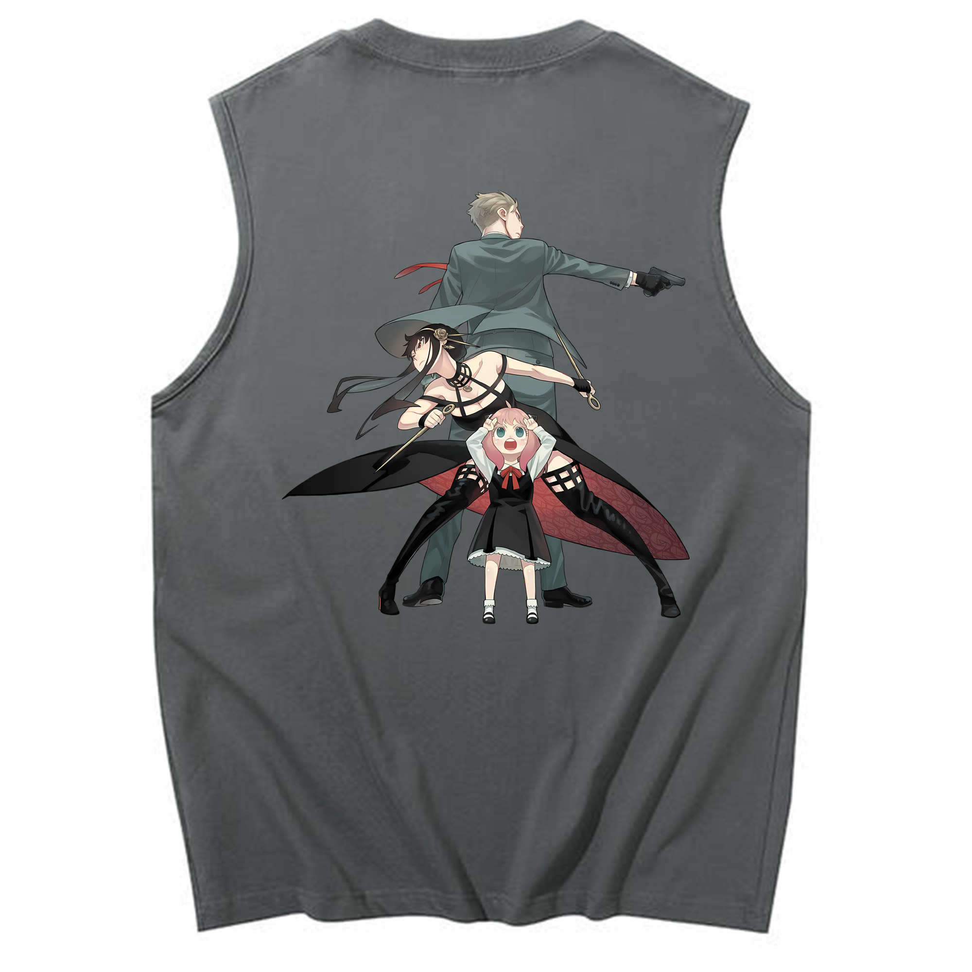 （画像用） SPY×FAMILY间谍家家酒 コットン100％タンクトップ（背面プリント）